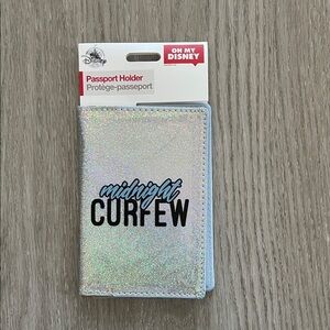 Disney Silver and Blue Passport Holder